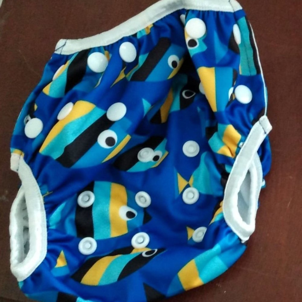 "Something Smells Fishy" Cloth Diaper